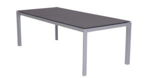 Salsa Tisch 180 x 100 x H76,5 cm carbon grey / grey spraystone