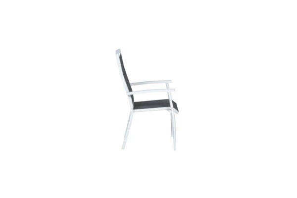 Saphir Stuhl mat white / anthrazit – Bild 2