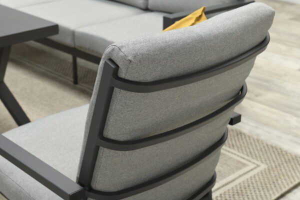 Sergio Stuhl carbon black / light grey – Bild 4