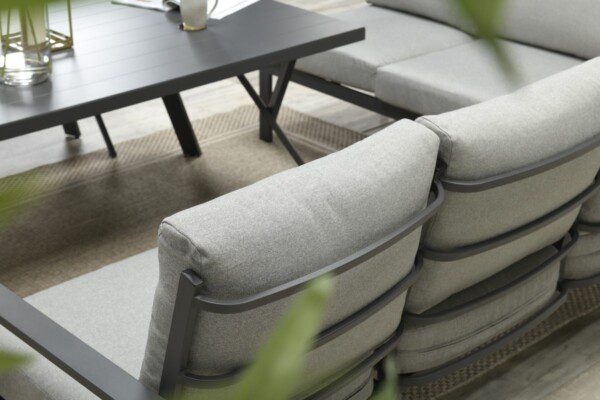 Sergio Lounge carbon black / light grey – Bild 12
