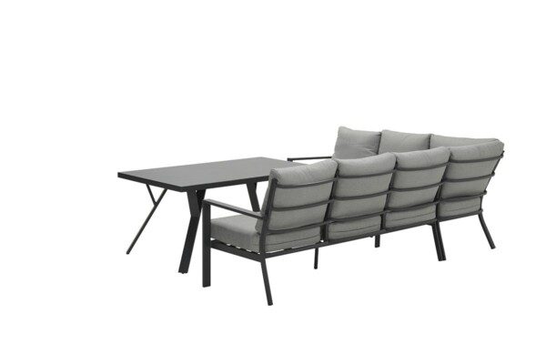 Sergio Lounge carbon black / light grey – Bild 4