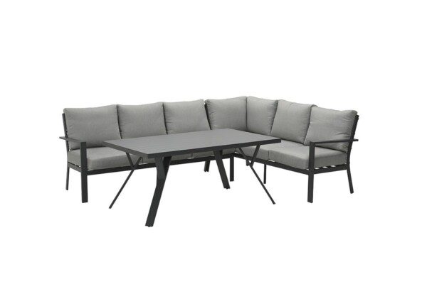 Sergio Lounge carbon black / light grey – Bild 2
