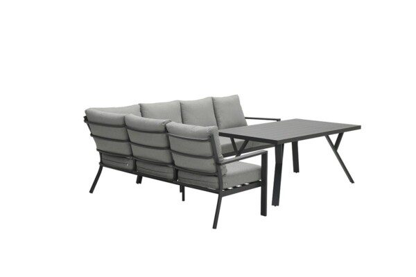 Sergio Lounge carbon black / light grey – Bild 5