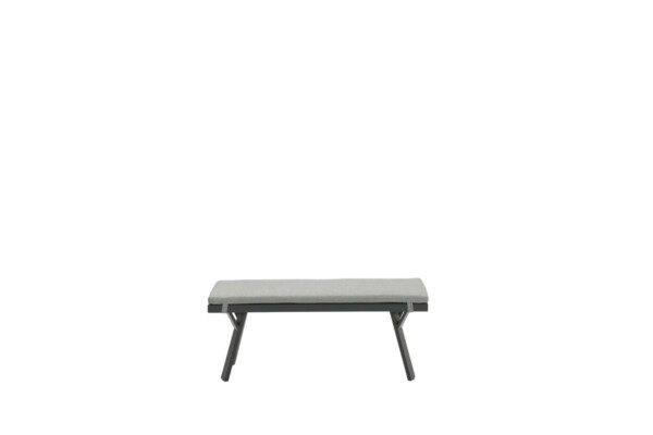 Sergio Bank carbon black / light grey