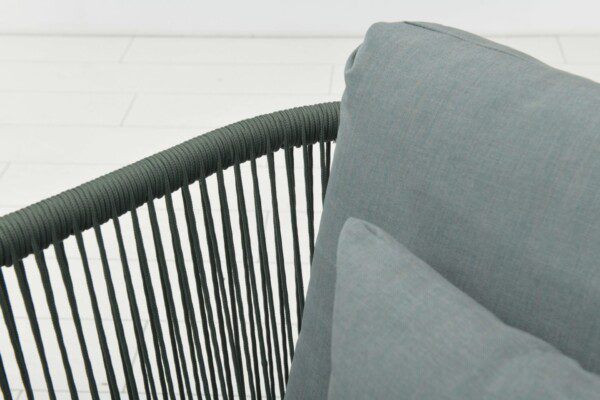 Hartley Lounge mat white / rope moosgrün / light green – Bild 6