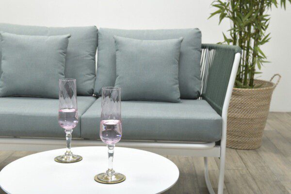 Hartley Lounge mat white / rope moosgrün / light green – Bild 5