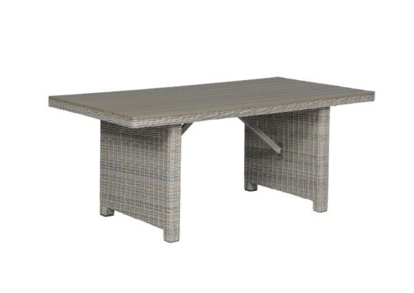 Milwaukee Tisch 170 x 90 x H70 cm vintage willow / kubu polywood – Bild 2