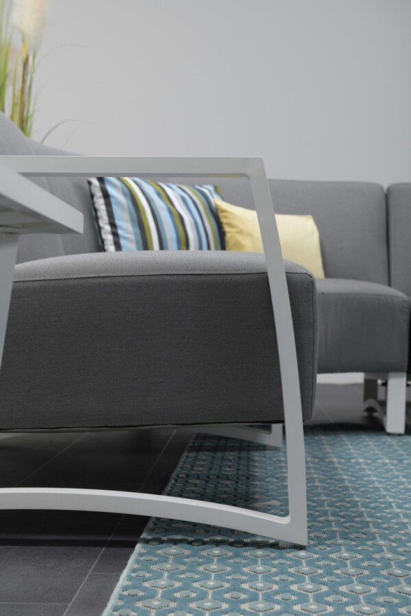 Coridon Lounge white / light grey – Bild 5