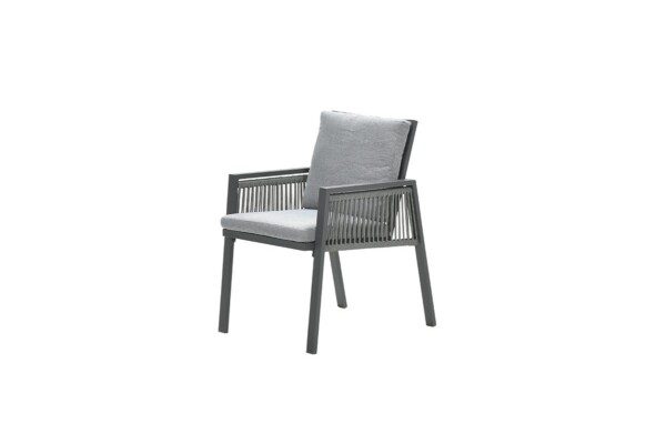 Andrea Stuhl carbon black / rope dark grey / light grey