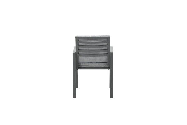 Andrea Stuhl carbon black / rope dark grey / light grey – Bild 5