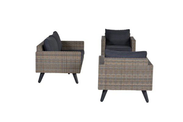 Cotes Lounge havanna sand / reflex black – Bild 3