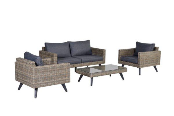 Cotes Lounge havanna sand / reflex black – Bild 2