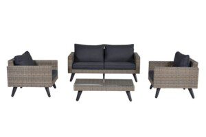 Cotes Lounge havanna sand / reflex black