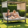 IVY Daybed anthrazit / hellgrau