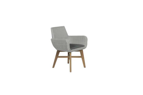 Altata Stuhl natural teak / dark grey