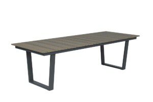 Highland Tisch 265 x 100 x H74 cm Vironwood vintage teak / carbon black
