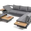 Molise Lounge anthrazit / grau / Akazie