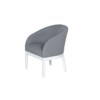 Porta Stuhl mat white / light grey