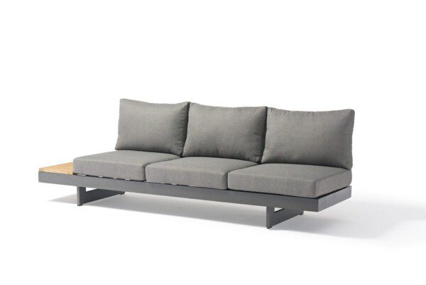 Molise Lounge anthrazit / grau / Akazie – Bild 12