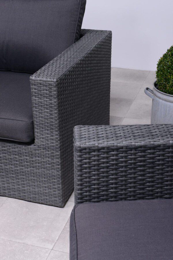 Cayman II Lounge Stuhl earl grey / dark anthrazit – Bild 2