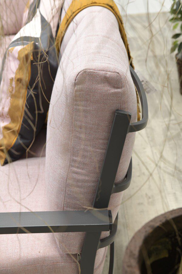 Sergio Lounge carbon black / salmon grey – Bild 10