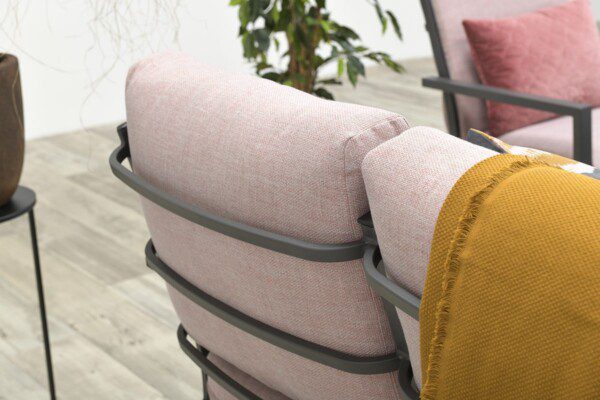 Sergio Lounge carbon black / salmon grey – Bild 11