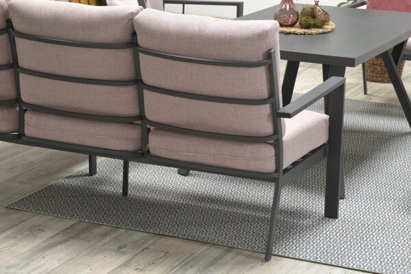 Sergio Lounge carbon black / salmon grey – Bild 14