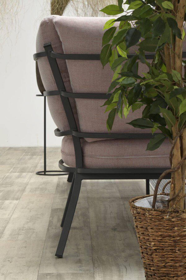 Sergio Lounge carbon black / salmon grey – Bild 15
