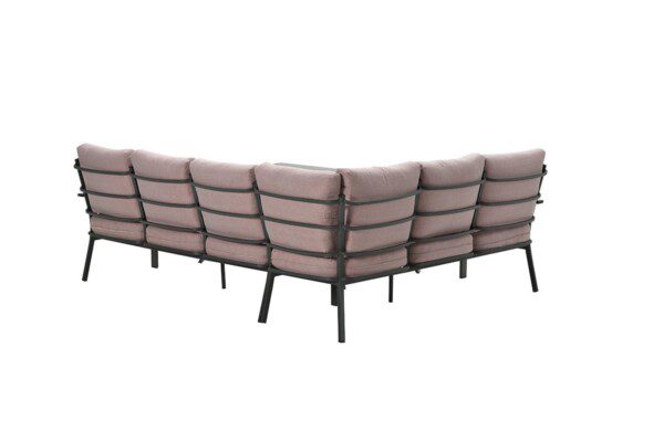 Sergio Lounge carbon black / salmon grey – Bild 2