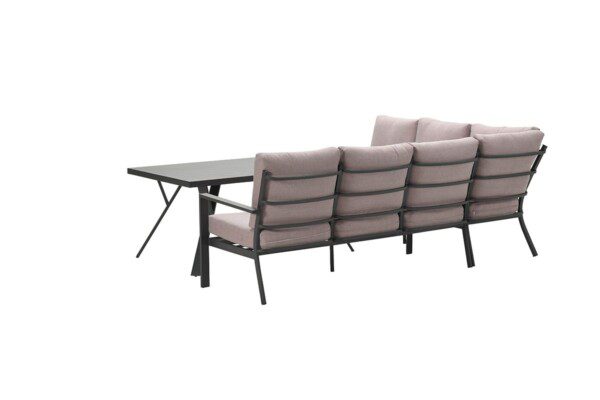 Sergio Lounge carbon black / salmon grey – Bild 5