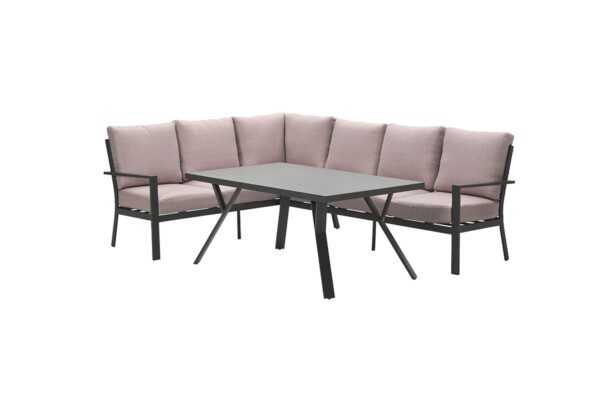 Sergio Lounge carbon black / salmon grey – Bild 6