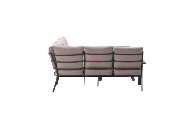 Sergio Lounge carbon black / salmon grey – Bild 7
