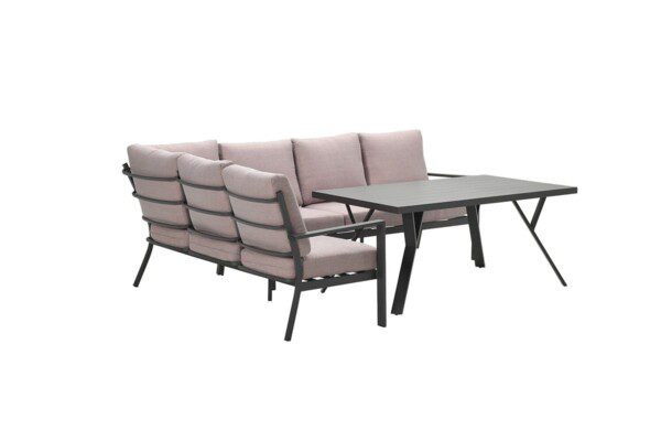 Sergio Lounge carbon black / salmon grey – Bild 8