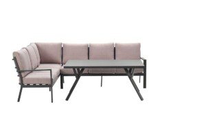 Sergio Lounge carbon black / salmon grey