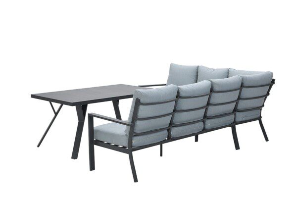 Sergio Lounge carbon black / mint grey – Bild 8