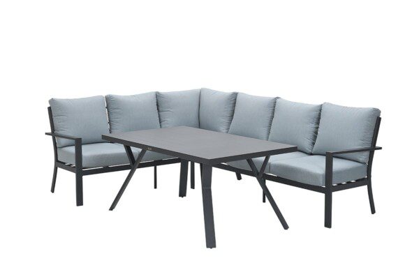 Sergio Lounge carbon black / mint grey – Bild 2