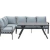 Sergio Lounge carbon black / mint grey