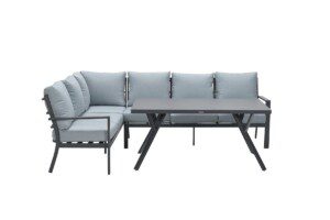 Sergio Lounge carbon black / mint grey
