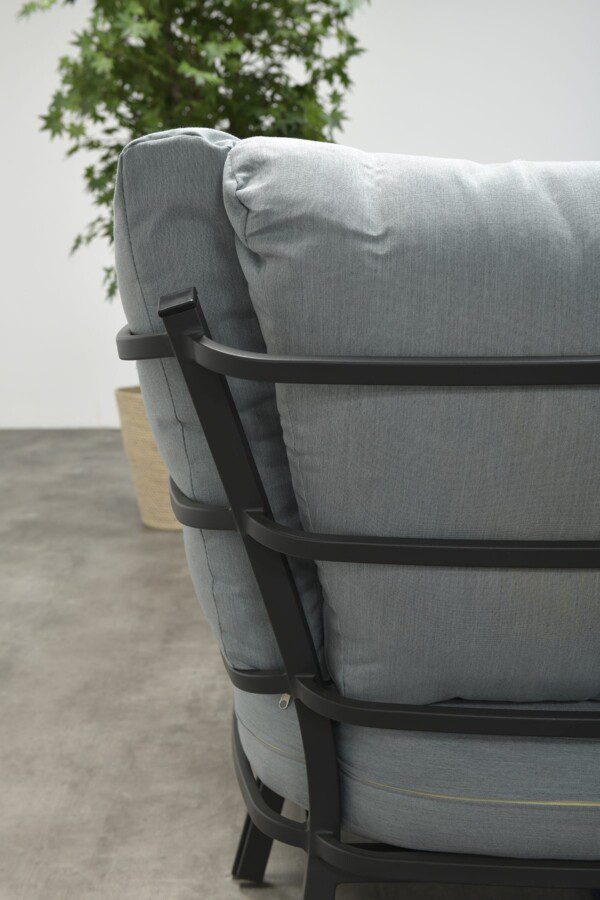 Sergio Lounge carbon black / mint grey – Bild 9