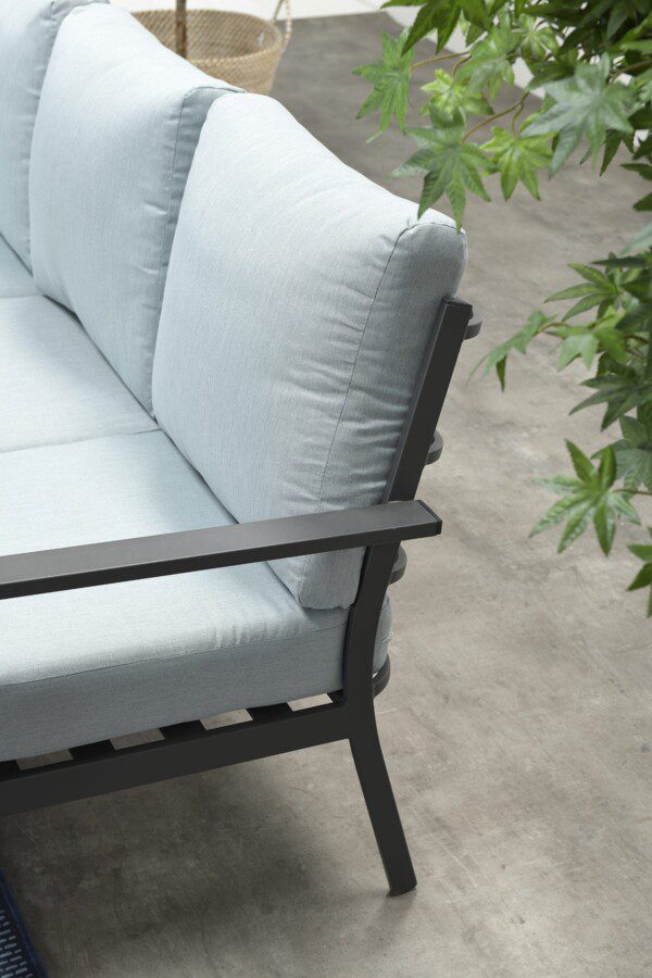 Sergio Lounge carbon black / mint grey – Bild 11