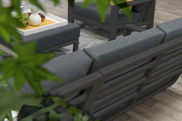 Lincoln Lounge carbon black / reflex black – Bild 2