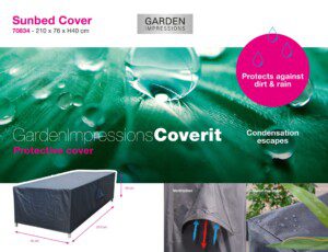 Cover 210 x 76 x H40 cm | GI 70834