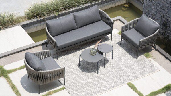 Shadow Lounge grau meliert / dunkelgrau