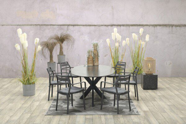 Berlin Tisch 220 x 110 x H75 cm perlgrau satiniert – Bild 13