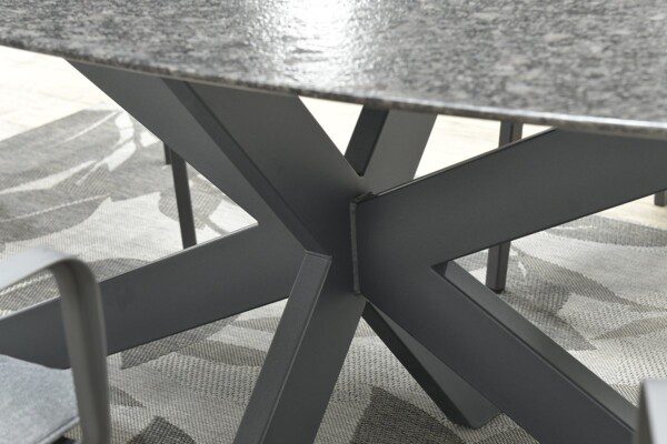 Berlin Tisch 220 x 110 x H75 cm perlgrau satiniert – Bild 9