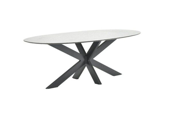 Berlin Tisch 220 x 110 x H75 cm perlgrau satiniert – Bild 3