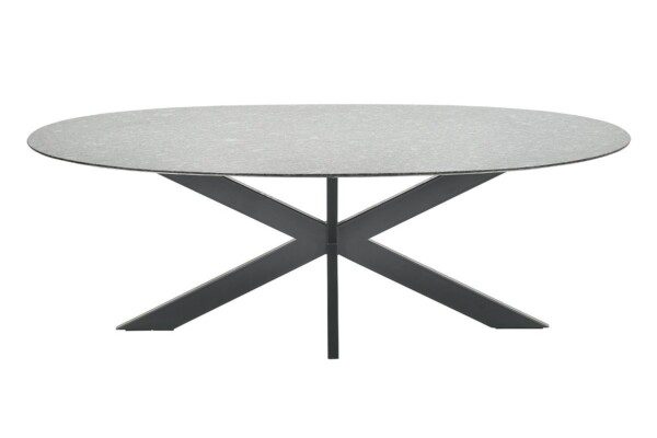 Berlin Tisch 220 x 110 x H75 cm perlgrau satiniert – Bild 5