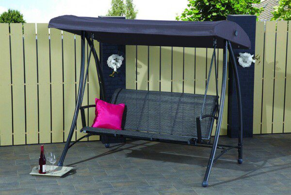 Rubens Schaukelbank carbon black / heather grey / anthrazit – Bild 2