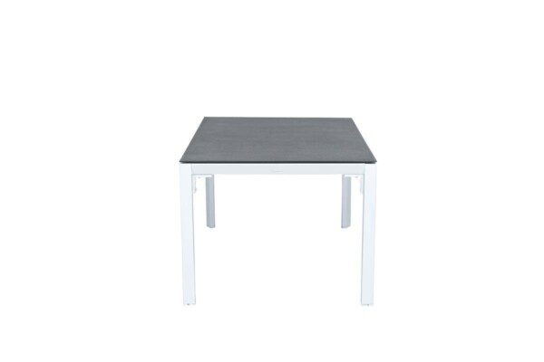 Salsa Tisch 180 x 100 x H76,5 cm mat white / grey spraystone – Bild 2