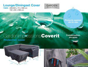 Cover 205/255 x 73 x H80 & 152 x 82 x H65 cm | GI 70850